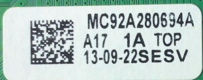 MAIN PARA TV SAMSUNG / NUMERO DE PARTE BN96-50989G / KANT_SU2E_AU7000 / MC92A280694A / BN9650989G / VA43US130UBWVD / PANEL CY-BT043HGEVDH / DISPLAY HV430QUB-F1C / MODELO UN43TU690TFXZA BE14	 - Imagen 3